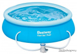 Бассейн с надувным бортом Bestway 57270 305х76см, фильтрующий насос (220-240В)