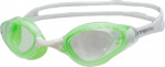 Очки для плавания Atemi, силикон (салатовый/белый), B404