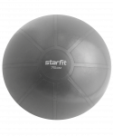 БЕЗ УПАКОВКИ Фитбол высокой плотности Starfit GB-107 антивзрыв, 1400 гр, серый, 75 см