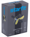 Ролик для пресса Starfit RL-108, складной, черно-зеленый