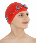 Шапочка для плавания 25Degrees Nuance Red, силикон, подростковый