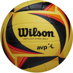 Мяч волейбольный WILSON OPTX AVP VB REPLICA, WTH01020X, размер 5, желто-черный (5)