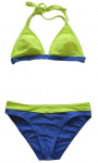 Купальник женский для пляжа, бикини, Atemi голуб/желт, LW11-L