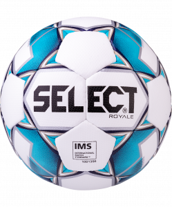 Мяч футбольный Select Royale 814117 IMS, №5, белый/синий (5) ― купить в Москве. Цена, фото, описание, продажа, отзывы. Выбрать, заказать с доставкой. | Интернет-магазин SPORTAVA.RU