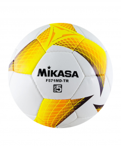 Мяч футбольный Mikasa F571MD-TR-O, №5, белый/желтый/оранжевый/черный (5) ― купить в Москве. Цена, фото, описание, продажа, отзывы. Выбрать, заказать с доставкой. | Интернет-магазин SPORTAVA.RU