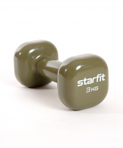 Гантель виниловая Starfit DB-105 3 кг, оливковый ― купить в Москве. Цена, фото, описание, продажа, отзывы. Выбрать, заказать с доставкой. | Интернет-магазин SPORTAVA.RU