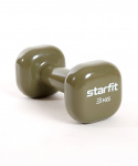 Гантель виниловая Starfit DB-105 3 кг, оливковый