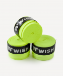 Намотки для ракетки WISH Overgrip WOG-101, желто-зеленый, 3 шт