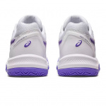 Кроссовки теннисные женские ASICS Gel-dedicate 7 Clay 1042A168-104, р.8,5 (рос.38,5),бело-фиолетовые