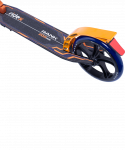 УЦЕНКА Самокат Ridex 2-колесный Rank 200 мм, ручной тормоз, черный/оранжевый