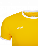 Футболка футбольная Jögel JFT-1010-041, желтый/белый