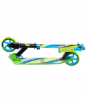 Самокат Ridex 2-колесный Flow 125 мм, голубой/зеленый