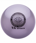 Мяч для художественной гимнастики RGB-101, 15 см, серый