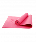 Коврик для йоги и фитнеса Starfit FM-101, PVC, 173x61x0,6 см, розовый