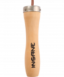 Скакалка с деревянными ручками Insane IN22-JR500, кожа, коричневый, 2,8 м