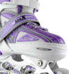 Набор подростковых коньков MaxCity Volt Ice, Фиолетовый