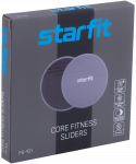 Слайдеры для фитнеса Starfit FS-101, серый/черный