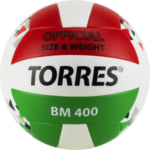 Мяч волейбольный TORRES BM400 V32015, размер 5 (5) ― купить в Москве. Цена, фото, описание, продажа, отзывы. Выбрать, заказать с доставкой. | Интернет-магазин SPORTAVA.RU