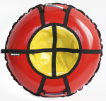 Тюбинг Hubster Ринг Pro красный-желтый, Красный (120см)