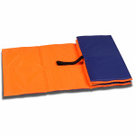 Коврик гимнастический детский INDIGO, SM-043-OBL, оранжево-синий