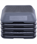 Степ-платформа Starfit SP-401 40х40х30 см, 5-уровневая, квадратная, с обрезиненным покрытием