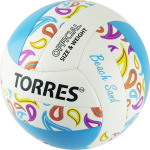 Мяч для пляжного волейбола TORRES Beach Sand Blue V32095B, размер 5 (5)
