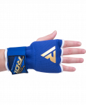 Внутренние гелевые перчатки с ремнями на запястьях, синие RDX