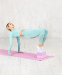 УЦЕНКА Блок для йоги Starfit YB-200 EVA, розовый пастель