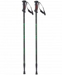 Скандинавские палки Berger Oxygen, 77-135 см, 2-секционные, черный/зеленый (Без характеристики)
