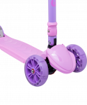 БЕЗ УПАКОВКИ Самокат Ridex 3-колесный Bunny, 135/90 мм, розовый/фиолетовый