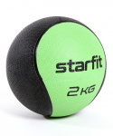 Медбол высокой плотности Starfit GB-702, 2 кг, зеленый