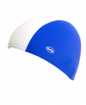 Шапочка для плавания Polyester/Elasthan Cap 3252-53, полиэстер, белый/голубой