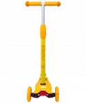 Самокат Ridex 3-колесный Kiko, 120/80 мм, желтый/оранжевый