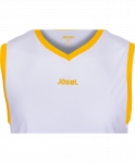 Майка баскетбольная Jögel JBT-1020-014, белый/желтый, детский