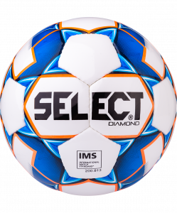 Мяч футбольный Select Diamond IMS, №4 белый/синий/оранжевый ― купить в Москве. Цена, фото, описание, продажа, отзывы. Выбрать, заказать с доставкой. | Интернет-магазин SPORTAVA.RU