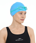 Шапочка для плавания 25Degrees Nuance Light Blue, силикон, подростковый