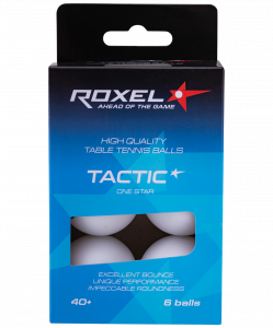 Мяч для настольного тенниса Roxel 1* Tactic, белый, 6 шт. ― купить в Москве. Цена, фото, описание, продажа, отзывы. Выбрать, заказать с доставкой. | Интернет-магазин SPORTAVA.RU