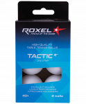 Мяч для настольного тенниса Roxel 1* Tactic, белый, 6 шт.