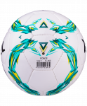 Мяч футбольный Jögel Force JS-460, №5, белый/зеленый/бирюзовый/желтый