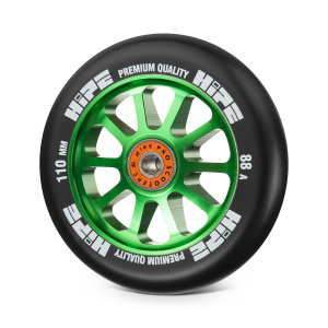 Колесо HIPE 10spoke 110mm green/black, black/green ― купить в Москве. Цена, фото, описание, продажа, отзывы. Выбрать, заказать с доставкой. | Интернет-магазин SPORTAVA.RU