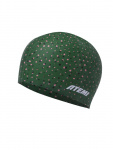 Шапочка для плавания Atemi silicone cap Point green, силикон, Цвет: Принт, TSC1PG