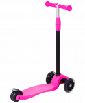 Самокат Ridex 3-колесный Snappy 2.0 3D 120/80 мм, розовый