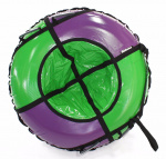 Тюбинг Hubster Sport Plus фиолетовый/зеленый , 105 см