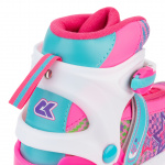 Раздвижные роликовые коньки Alpha Caprice Fantastic Pink (со сменными лезвиями) (L(37-40))