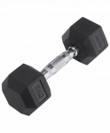 Гантель обрезиненная Starfit DB-301 5 кг, черный