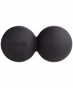 Мяч для МФР Starfit RB-102, 6 см, двойной, черный ― купить в Москве. Цена, фото, описание, продажа, отзывы. Выбрать, заказать с доставкой. | Интернет-магазин SPORTAVA.RU