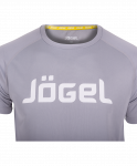 Футболка тренировочная Jögel JTT-1041-081, полиэстер, серый/белый, детский