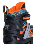 Раздвижные роликовые коньки Alpha Caprice CK-SK-P320-33 Orange (антистресс обезьяна в подарок)