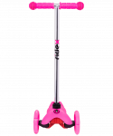 БЕЗ УПАКОВКИ Самокат Ridex 3-колесный Zippy 2.0 3D 120/80 мм, розовый
