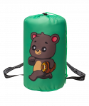 Спальный мешок Berger Travel Bear +15, коричневый, детский